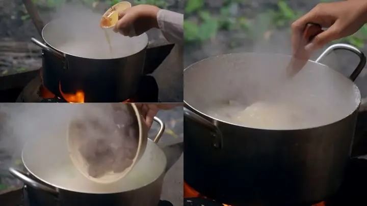 Bước 5Nấu cháo bò Bước 5Nấu cháo bò