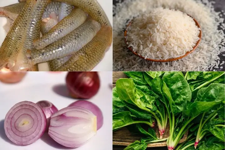 Cháo Cá Bống Với Cải Bó Xôi