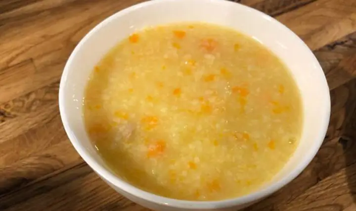 Cháo Cá Chép Với Cà Rốt