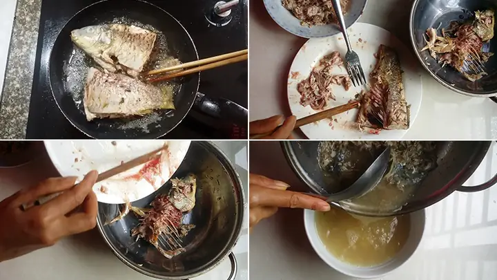 Bước 2Chiên cá