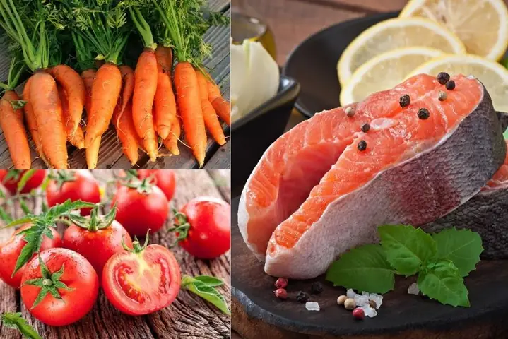 3Cháo cá hồi, cà rốt với cà chua cho bé (Công thức được người dùng chia sẻ) 3Cháo cá hồi, cà rốt với cà chua cho bé (Công thức được người dùng chia sẻ)