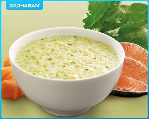 Mẹ Đã Biết Cách Nấu Cháo Cá Hồi Cải Bó Xôi Cho Bé Ăn Dặm?