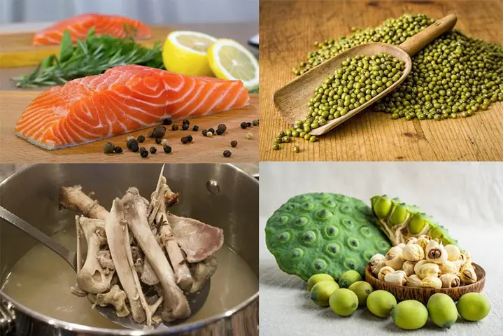 3cháo Cá Hồi, Hạt Sen Và Đậu Xanh Cho Bé