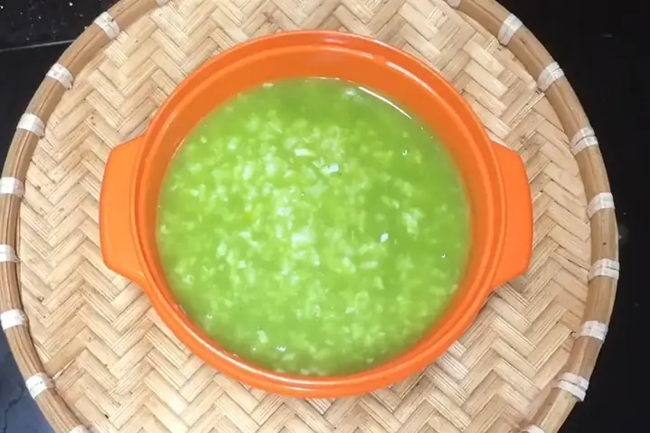 Cháo Cá Lóc Với Bí Xanh