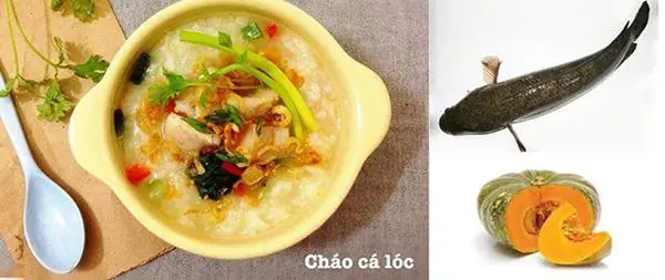 Cách Nấu Cháo Cá Lóc Bí Đỏ