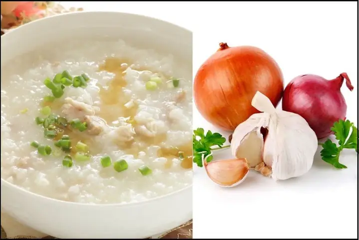 3Cháo cá mú hành tây cho bé ăn dặm