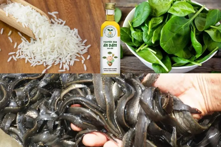 3Cách nấu cháo cá chạch cho bé với cải bó xôi