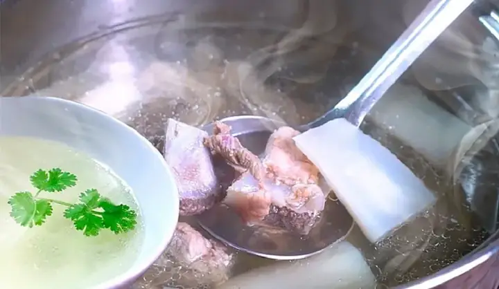 4. Cách nấu cháo chờ Nam Ô cực dễ dàng