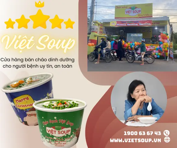 Cửa hàng bán cháo dinh dưỡng cho người bệnh an toàn Cửa hàng bán cháo dinh dưỡng cho người bệnh an toàn
