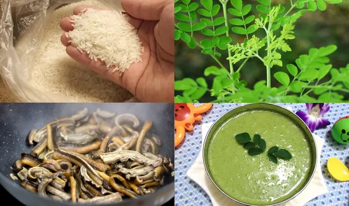 4.11. Cháo Lươn Nấu Với Chùm Ngây