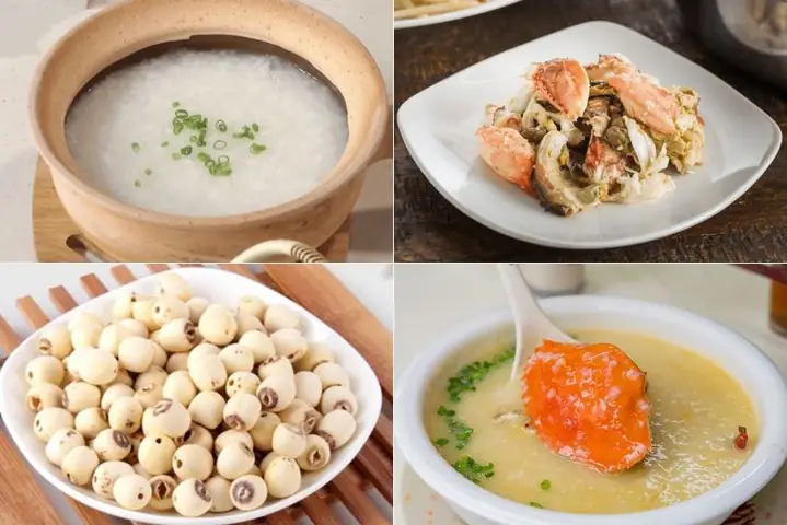 3.2. Cách nấu cháo cua nấu với hạt sen 3.2. Cách nấu cháo cua nấu với hạt sen