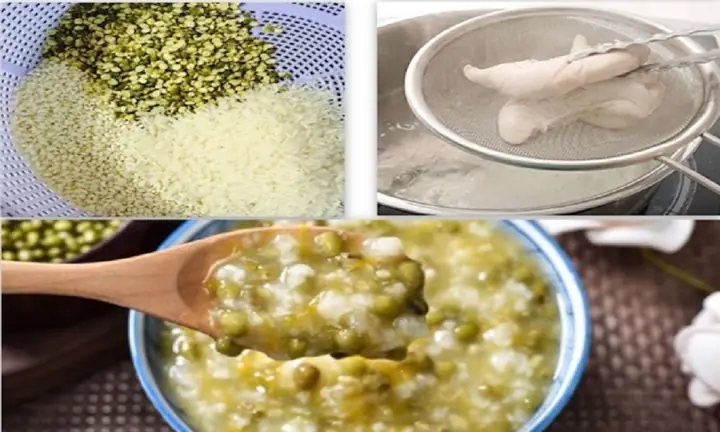 Nấu Cháo Gà Đậu Xanh Cho Bé Ăn Dặm Nấu Cháo Gà Đậu Xanh Cho Bé Ăn Dặm