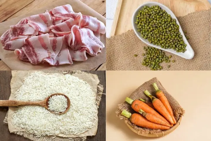 4cháo Đậu Xanh Thịt Heo Với Cà Rốt Cho Bé (công Thức Do Người Dùng Chia Sẻ)