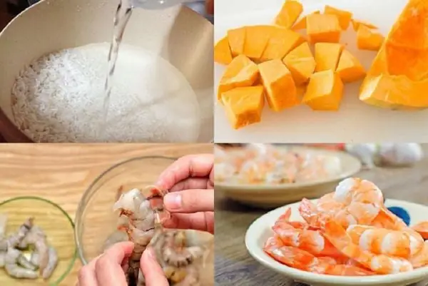 1. Nguyên liệu cần chuẩn bị để nấu cháo dinh dưỡng cho bé tập ăn dặm