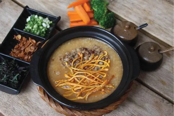 2.2. Cháo thịt băm đông trùng hạ thảo khô 2.2. Cháo thịt băm đông trùng hạ thảo khô