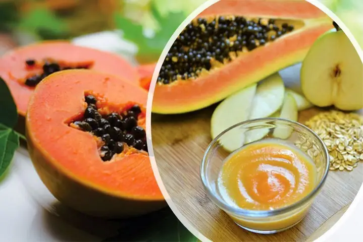 10Đu đủ sữa ăn dặm