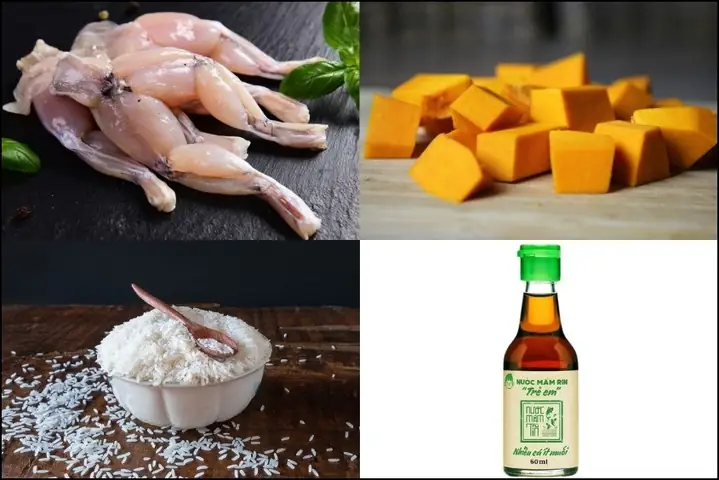 2.1. Cháo Ếch Bí Đỏ Cho Bé Thơm Ngon