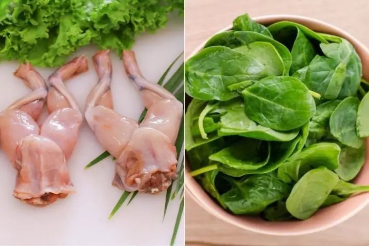 3.8. Cách nấu cháo ếch với rau mồng tơi 3.8. Cách nấu cháo ếch với rau mồng tơi