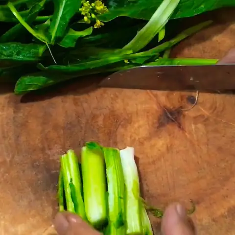 Sơ Chế Cải Ngồng Sơ Chế Cải Ngồng