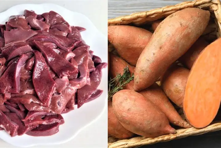 3cháo Gan Heo Cho Bé Nấu Với Khoai Lang