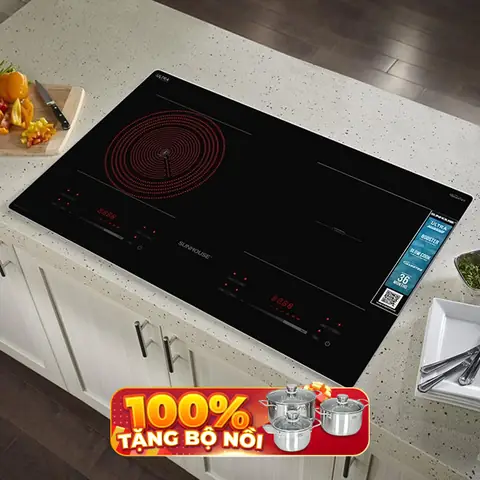 Bếp Từ Hồng Ngoại Âm Sunhouse Shb82071-vmd 4400w