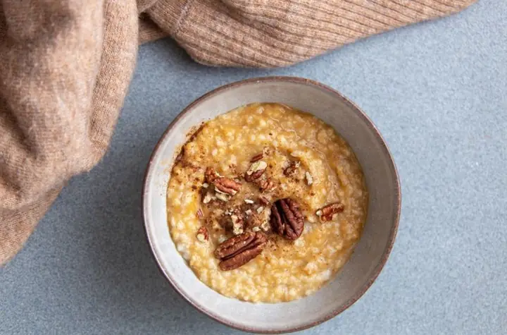 Cháo hạnh nhân yến mạch cho bé