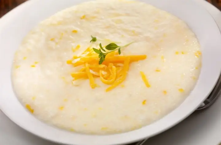 Cháo hạnh nhân phô mai cho bé