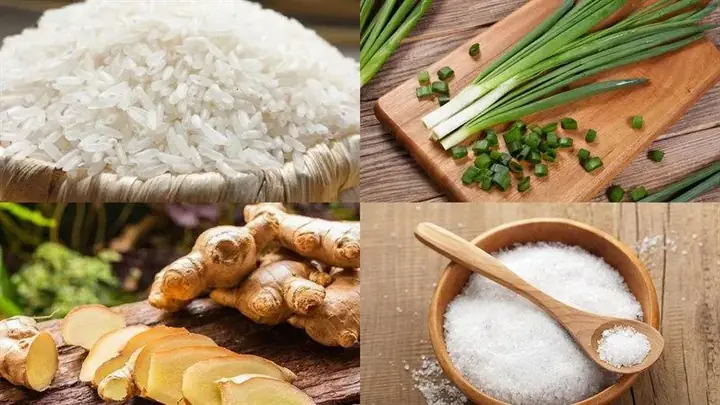 Chuẩn Bị Nguyên Liệu Nấu Cháo Hành