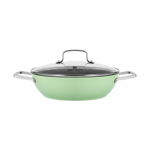Nồi lẩu chống dính vân đá Elmich El-5553GY28 size 28cm Nồi lẩu chống dính vân đá Elmich El-5553GY28 size 28cm
