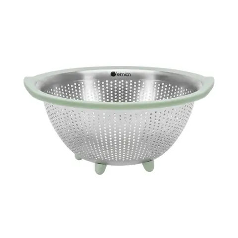 Rổ inox cao cấp có chân đỡ ráo nước Elmich 23cm & 29cm Rổ inox cao cấp có chân đỡ ráo nước Elmich 23cm & 29cm