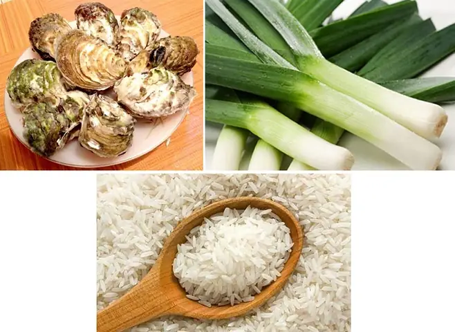 Nguyên Liệu Và Dụng Cụ Cần Chuẩn Bị Nấu Cháo Hàu Sữa Nguyên Liệu Và Dụng Cụ Cần Chuẩn Bị Nấu Cháo Hàu Sữa