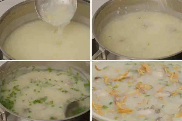 Nấu Cháo Nấm Rơm Nấu Cháo Nấm Rơm