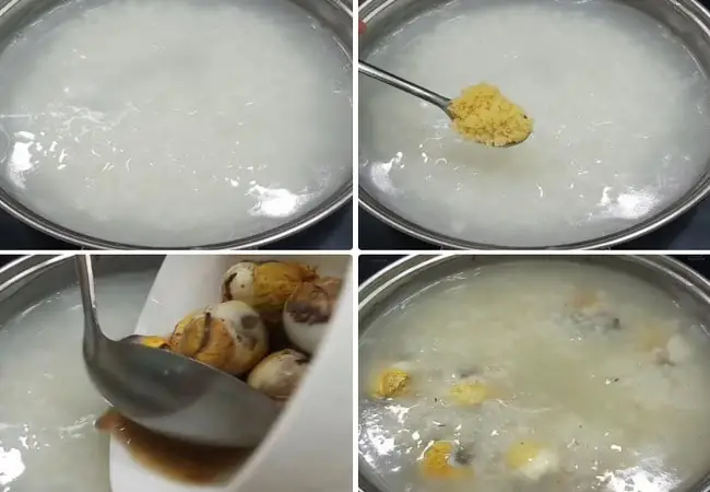 Cháo Thịt Bò Và Trứng Vịt Lộn Cho Những Ngày Mưa Cháo Thịt Bò Và Trứng Vịt Lộn Cho Những Ngày Mưa