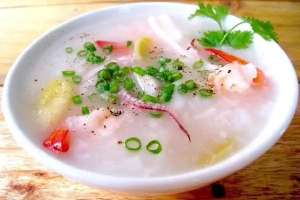 Nguyên Liệu Cháo Mực Tươi