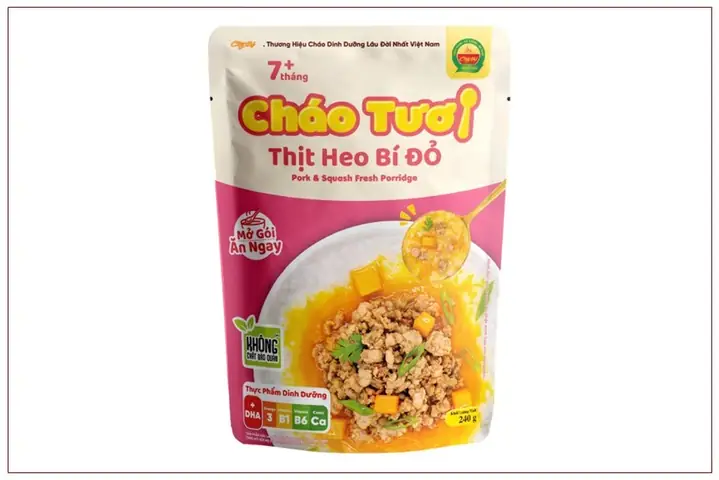 Cháo Khoai Lang Thịt Heo Cháo Khoai Lang Thịt Heo