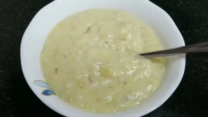 9Cháo yến mạch khoai lang 9Cháo yến mạch khoai lang