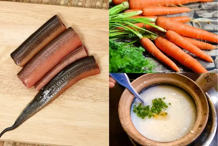 1Cháo lươn cà rốt cho bé ăn dặm (Công thức do người dùng chia sẻ)