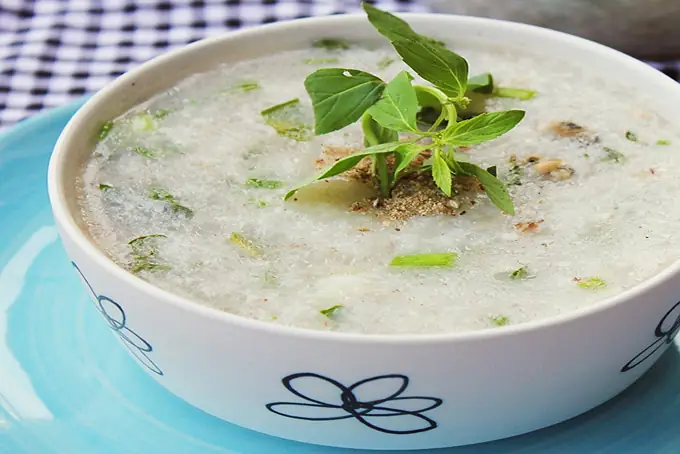 2.1. Cách nấu cháo lươn khoai môn cho bé 2.1. Cách nấu cháo lươn khoai môn cho bé