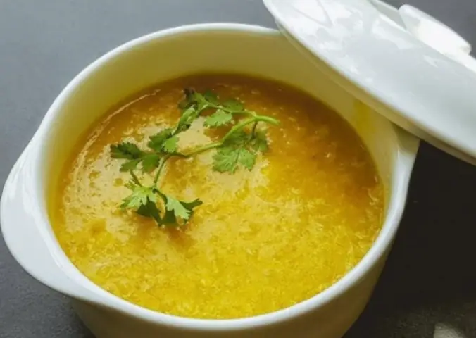 Cháo khoai tây thịt bằm cho bé ăn dặm