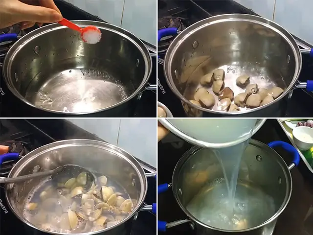 Cách nấu cháo ngao