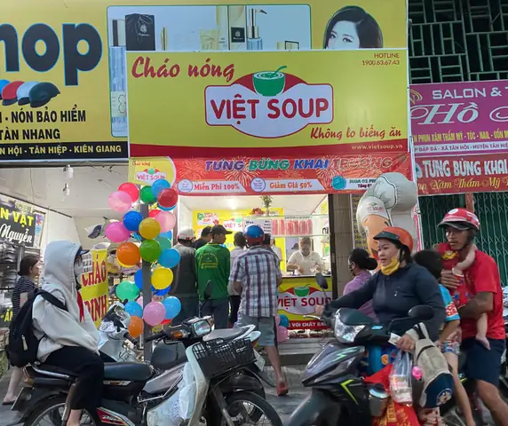 Cách đặt cháo Việt Soup giao tận nhà