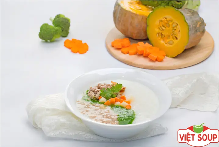 THỰC ĐƠN NẤU CHÁO DINH DƯỠNG CHO BÉ TĂNG ĐỀ KHÁNG MÙA LẠNH