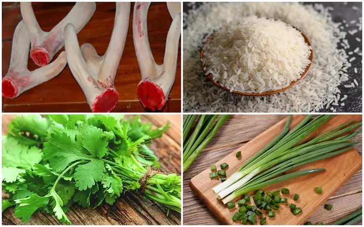 1Nguyên liệu làm món cháo nhung hươu tươi