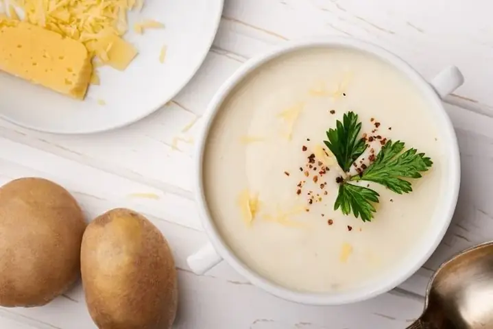5.5. Cháo Phô Mai Khoai Tây Cho Bé Ăn Dặm