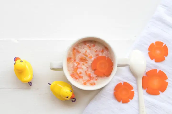 Cách Nấu Cháo Rau Củ Quả Cho Bé: Cháo Cà Rốt Cách Nấu Cháo Rau Củ Quả Cho Bé: Cháo Cà Rốt