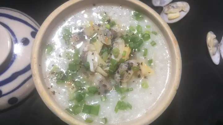 Nguyên liệu làm Cháo sò lụa