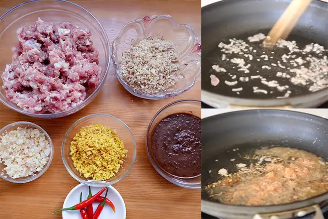 Cách làm mắm tép chưng thịt cho bữa cơm ngày mưa thêm đậm đà