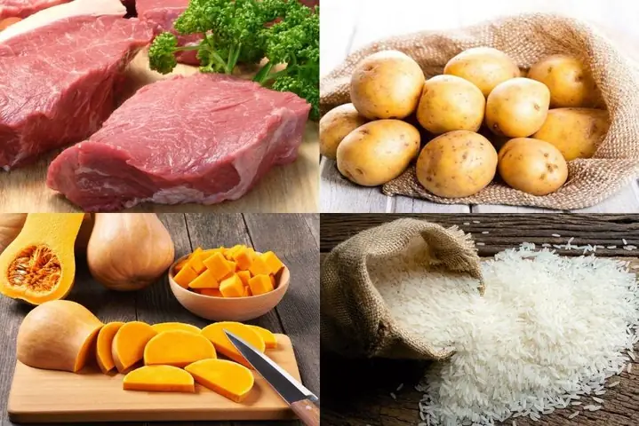 2.3. Cháo thịt heo khoai tây bí đỏ (Công thức được chia sẻ bởi người dùng)