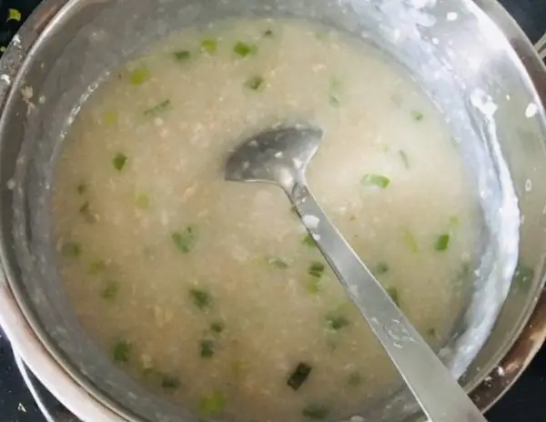 Món cháo thịt bằm cho cả nhà ăn sáng