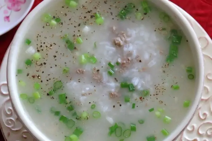 4.20 Cháo thịt bò bằm